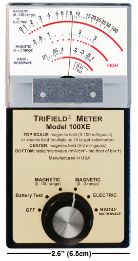 Trifield 100xe emf/elf meter
